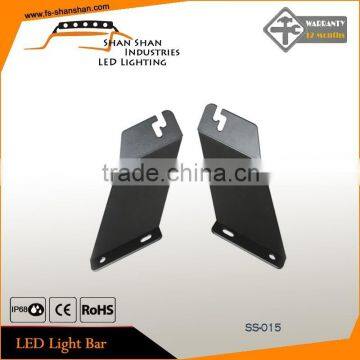 2X Mount Brackets Kit For 07~14 Jeep Wrangler LED Work Light Bar Hood brackets