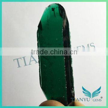 Wholesale synthetic raw untreated swat emerald for sale