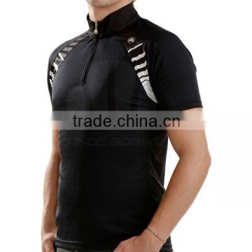 breathable short sleeve cycling jersey