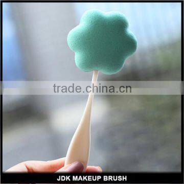 Cotton powder flower Lollipop shape facial puff