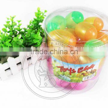 Easter Egg Toy Candy With Bone Candy Inside In Jar photo-2