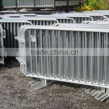 Fast easy used steel frame & tube galvanized crowd control barrier,indoor/outdoor crowd barrier with lot of types and color