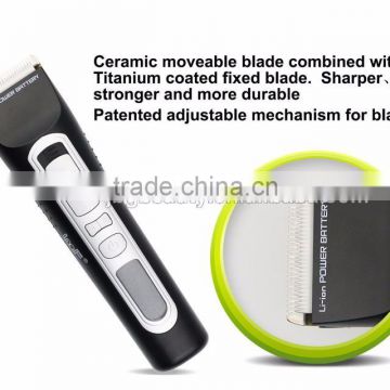 Professional Stainless Steel Electric Hair Clipper Precision Beard Trimmer for Men