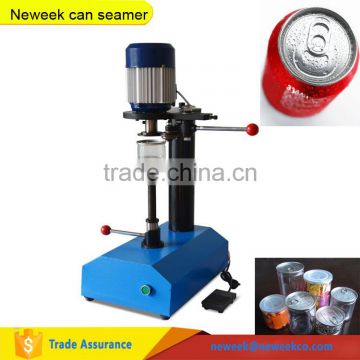 Neweek 12 months warranty home used small manual bottle aluminum foil sealing machine can seamer