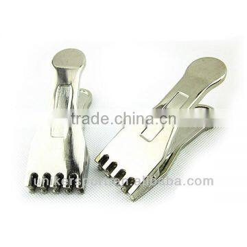 Clamp for badminton string machine
