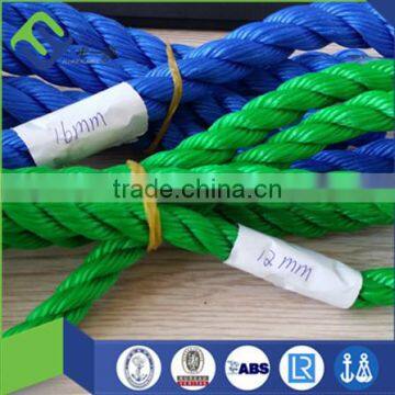 Factory Produce 2mm-60mm 3 Strand Twisted Polyethylene Rope high tenacity rope