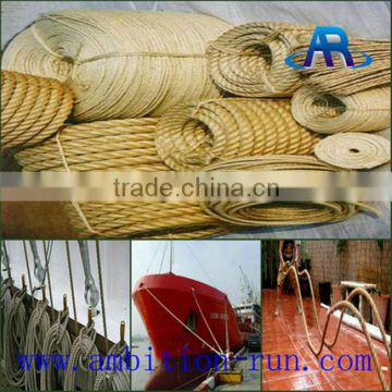 Eco-friendly ship 3 strand strong sisal rope