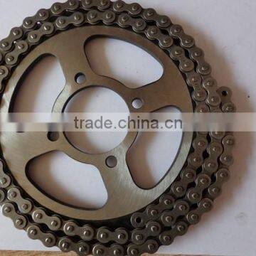 ISO High Quality Motorcycle Chain and sprocket 420 428 428H 520