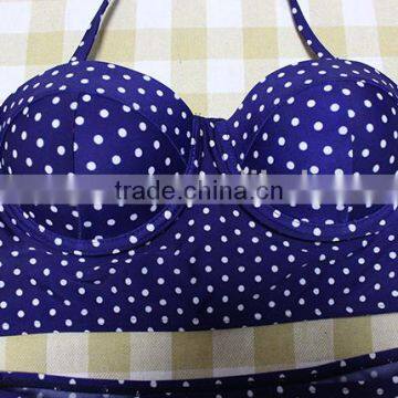 2016 New Arrival Wave Retro High Waist Bikini photo-4