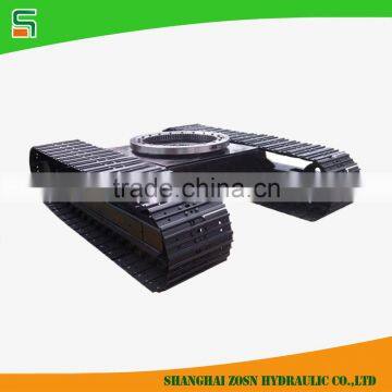 Agriculture use 3.5 ton steel track chassis with rubber shoes