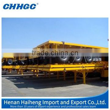 rational price 40' container semi trailer, skeleton container semi trailer, wind tower blades trailer