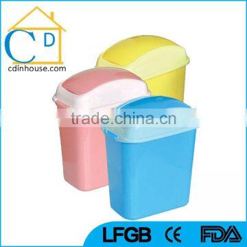 Houseware Open Top Customize Logo Plastic Wast Bin photo-2
