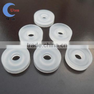 Clear Small Silicone Rubber Accessories with Round Shape