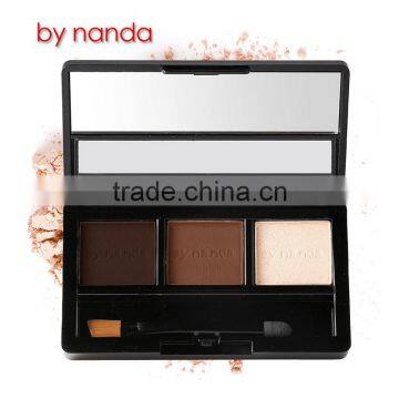 Makeup kits eyebrows powder 3 color offer customizing for private logo