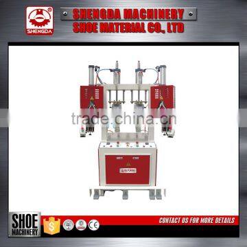 Automatic cold and heat forming machine shoe heel setting machine