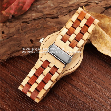 New Fashion Quartz Watch Popular Distribution to Europe and North America Unisex Wooden Watch photo-3