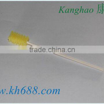 Factory wholesale dental material,Medical Oral sponge Swab,medical foam swab, disposable foam swab, medical oral swab