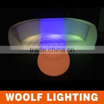 Single Corner and Straight LED Color Light Up Sofa