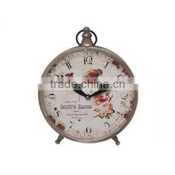 Metal Decorative Table Clock Desk Clock