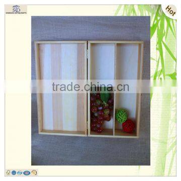 Solid Lock Font Engraved Valued Wine Case Box photo-6