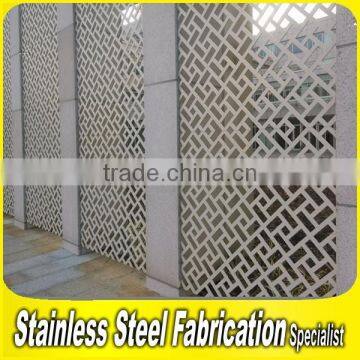 Perporated Laser Cut Outdoor Metal Garden Screens for Decoration