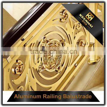 Decoration Aluminum Gold Color Stair Handrail photo-2