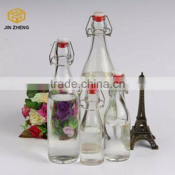 swing top lid Glass Water Bottle Sports Bottle