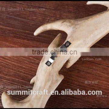 Resin Artificial Deer Antlers Wall Hanging Artificial Antlers photo-4