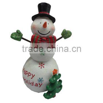 2014 New Handmade Resin Christmas Snowmen for Sale photo-5