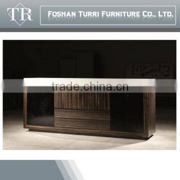 Modern Marble Top and MDF Sideboard Buffet for Home Furniture photo-5