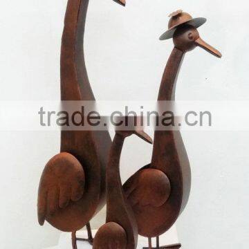 Animal ornaments metal duck