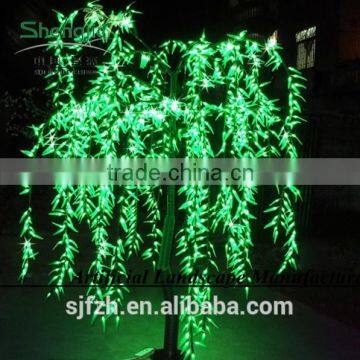 Willow Trees With Led Lighted Green Color 1.6m Led Trees