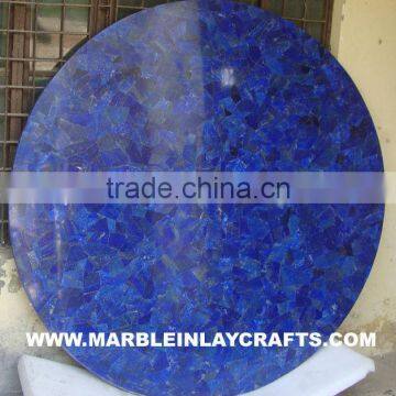 Lapiz Lazuli Marble Table Tops, Marble Dining Table Top