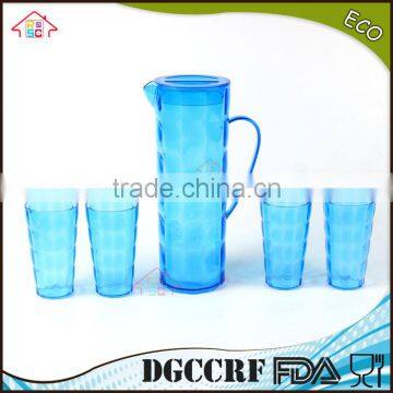 NBRSC Set of 5 Pcs Plastic ps Cold Water Jug Drinking Water Kettle Tea Pot Water Jug With Cups photo-6