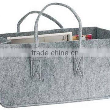 China Suppliers OEM Available Eco Friendly Handmade Non Woven Felt Basket photo-3