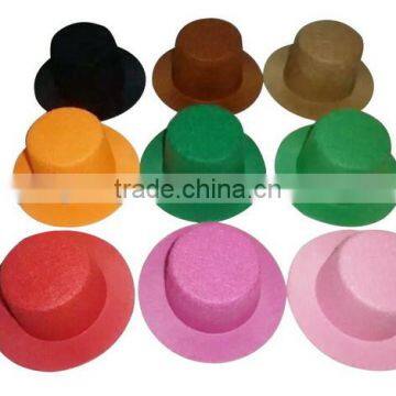 All kinds of custom cheap wool felt mini hat blank body wholesale for kids girl's playing decoration on sale made in China