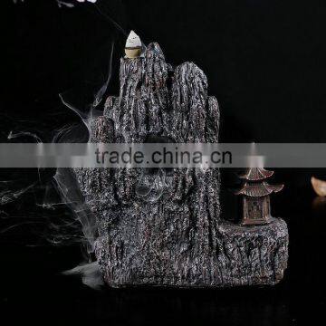 The Water Curtain Cave Backflow Burner Creative Resin Incense Burner photo-3