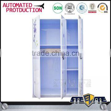 Bedroom Metal Wardrobe 3 Door Godrej Steel Almirah Design Price