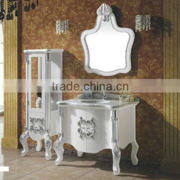 Bisini Hight Quanlity Bathroom Furniture set, Bathroom Mirror Cabinet set ;Bathroom Cabinet With Side Cabinet;(BF08-4057)