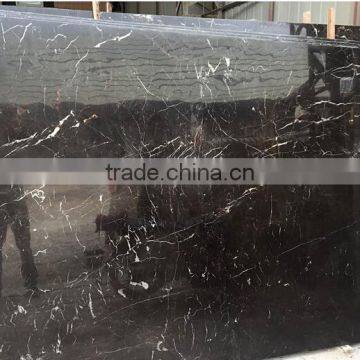 Gold Inlaid With Jade Brown Marble Tiles and Slabs photo-4