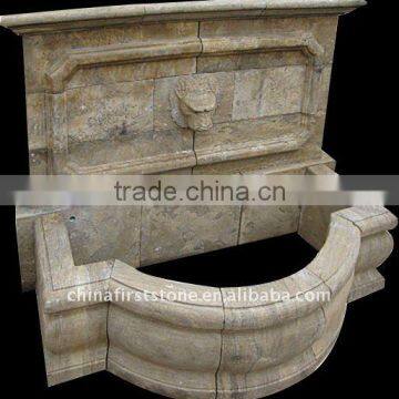 MAF230 Antique Stone Water Wall Fountain