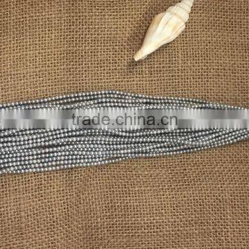 2-3mm Grey Freshwater Pearl Strand Wholesale photo-3