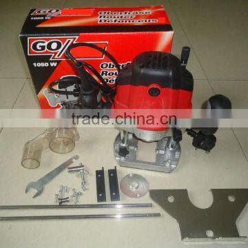 GOLDENTOOL 6mm/8mm 1200w Power Small Plunge Router Milling Machine Portabel Electric Hand Mini Wood Router photo-5