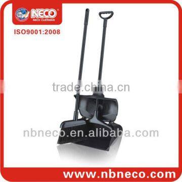Lobby Black Dustpan & Broom With Brush