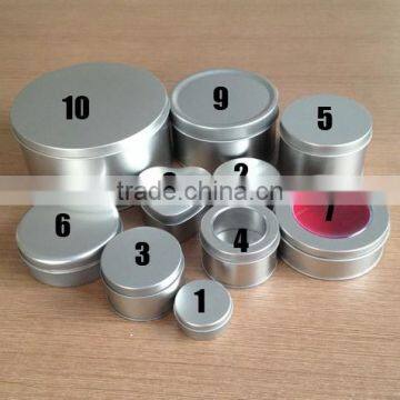 Round Aluminum Tin Box With Screw Top Lid photo-4