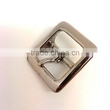 Center Bar Buckle, Solid Brass Center Bar Buckle With One Prong, Nickel Plate Belt Buckle photo-2