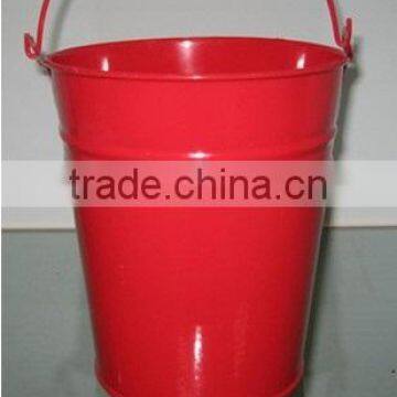 HOT-SALE cheap red metal bucket wholesale