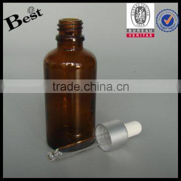 Diffrent Size Glass Bottle Aluminum and Plastic Cap Amber Glass Bottle Amber Dropper Cosmetic Packaging Wholesale Free Sample photo-4