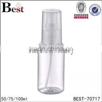 Cosmetic Package 50ml Plastic Spray Bottle Clear Round 50ml Plastic Spray Bottle Plastic Bottles photo-5
