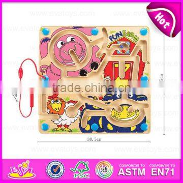 2016 Wholesale Intelligent Kids Toy Wooden Ball Maze Game W11H009 photo-4